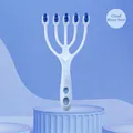 Massaggiatore per cuoio capelluto a 5 artigli blu nuvola con sfere rotanti per relax - Stile Artiglio con Ruota / Blu Nuvola