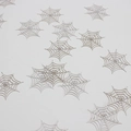 Lasergeschnittene weiße Spinnennetz-Papierkonfetti für Halloween Party Dekoration - Spinnennetz / 100er Pack / Weiß