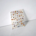 5D stereoscopic dessert bear nail stickers set with cute cakes and pudding designs - TS-2097 Dessert Bear