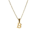 Buchstabe B Gold