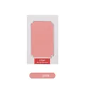 Pink clean-touch ink pad for newborn baby handprints and pet paw DIY keepsakes - 1 Ink Pad + 2 Sheets of Cardstock / Pink