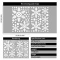 White snowflake electrostatic window stickers 2-pack with size and layout specifications - White Snowflakes Set B (25*35cm*2 Sheets)
