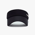 Klassische schwarze Sonnenblende mit Metalllogo zum Laufen und Sonnenschutz für Damen - Schwarz