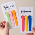 Pratici segnalibri colorati in silicone con funzione di segnapagina automatico per lettura - 【6 Colori】Set da 6