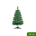 Artificial mini green pine needle Christmas tree with black tripod stand, height 60cm - Basic Tree-Plastic Stand / 60CM