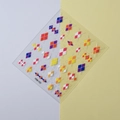 Sticker à ongles Argyle FEB-722 avec motifs géométriques colorés en relief 3D - Style Argyle Multicolore Macaron(FEB-722)