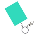 Porte-clés chat de défense vert menthe avec anneau en métal pour la sécurité - Cyan finger tiger lobster clasp (blocked, you need to look at the picture and ask customer service) / Emballage Individuel