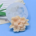 Floral silicone cake mold set with pink tropical flower and Hawaii lettering detail - Hawaii Floral Style (559)