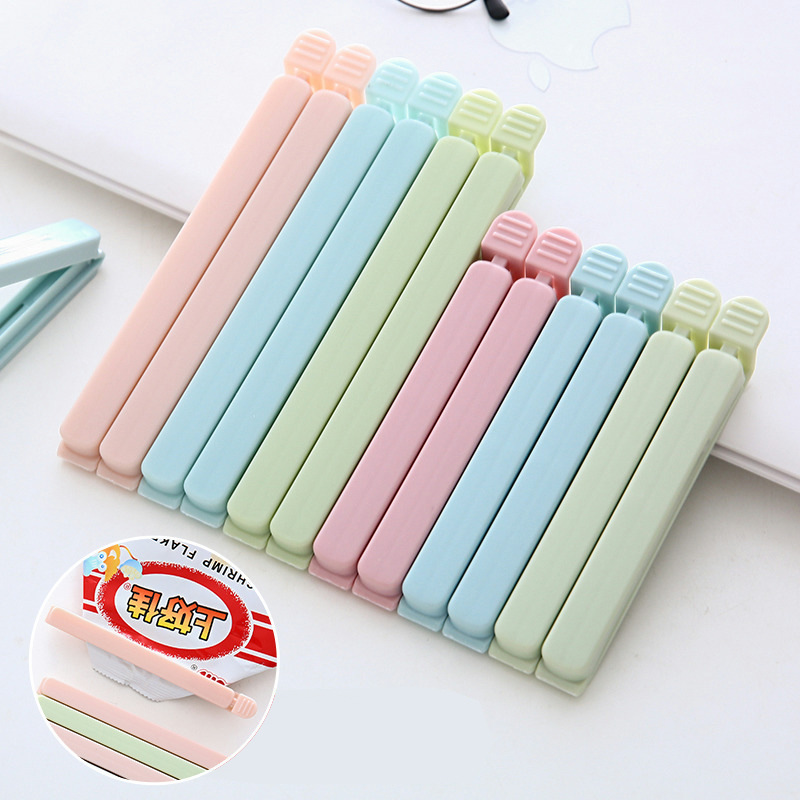 Plastic Food Sealing Clips For Snack Bag Moisture-proof Sealer Fresh Keeping Clamp Kitchen Storage Organization Tool