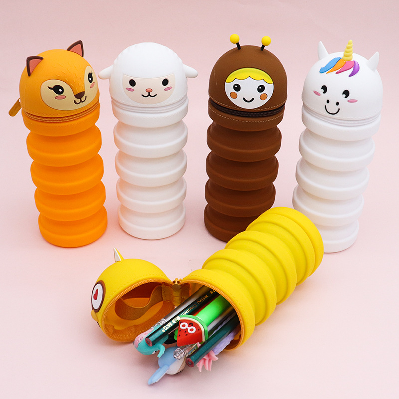 Mixed Materials Class Learning Cute Pencil Case