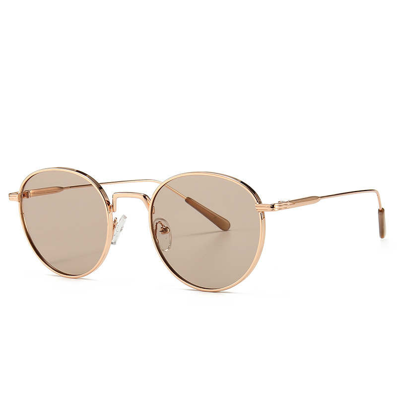 Wholesale Retro Round Metal Frame Fashion Sunglasses - Everful