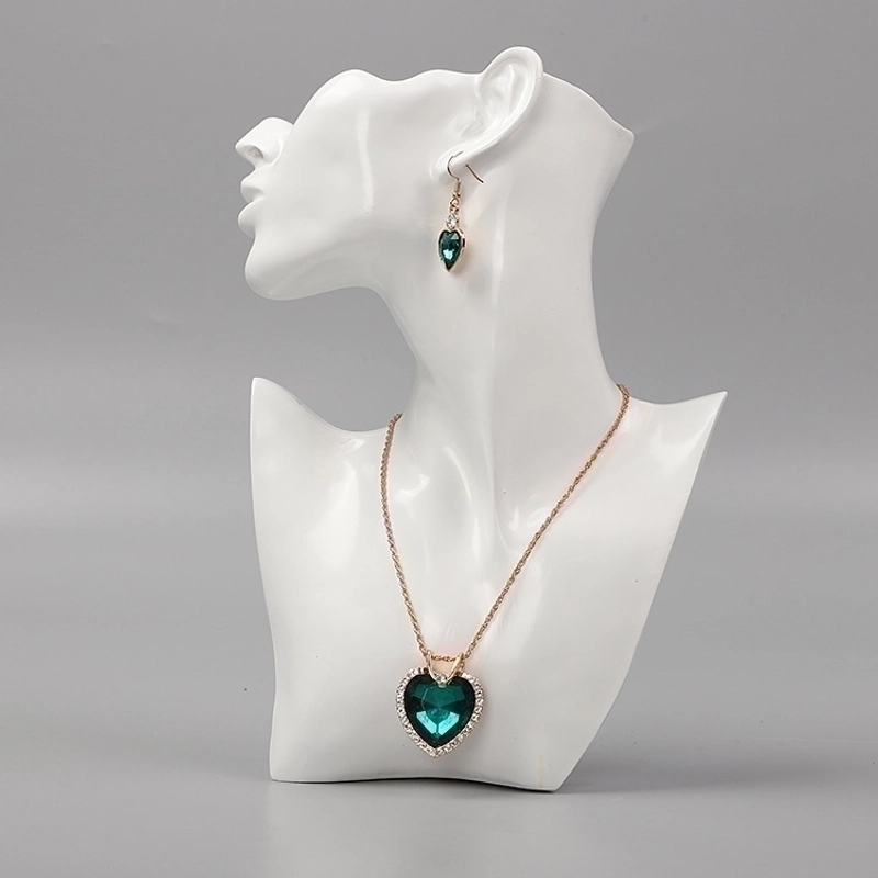 Nordic Resin Portrait Jewelry Display Stand Necklace Earring Bracelet Storage Mannequin Bust Holder Modern Abstract Art Sculpture Home Decor Shop Exhibition Props