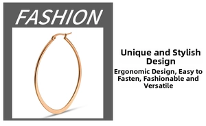 Macro detail of rose gold teardrop hoop earrings with polished finish and secure clasp