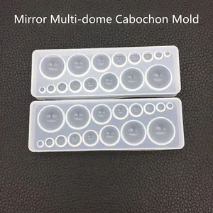 Stampi in silicone rotondi multi-dimensione per gioielli in resina fai-da-te e pietre