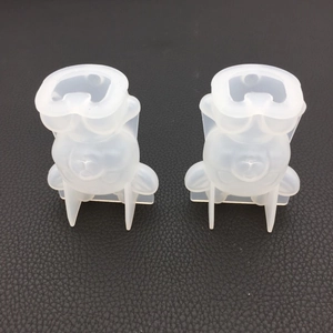 Moule 3D en silicone cerf pour résine époxy avec pieds de support pour moulage