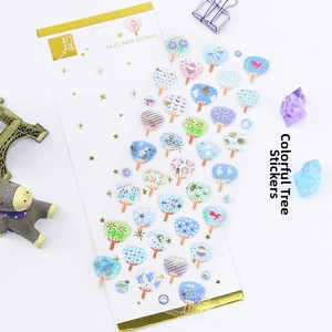 Close-up of Japanese Uchiwa fans stickers with premium gold foil stamping detail
