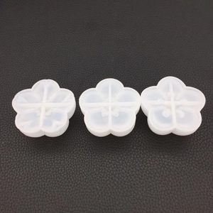 Three-piece set of 3D cherry blossom silicone molds for DIY crystal epoxy resin craft