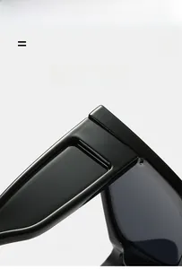 Detail of high-quality hinge and crocodile texture on ultra-light black cat eye sunglasses