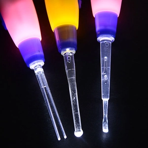 Cartoon animal led earwax removal kit with light including glowing tweezers and spoons