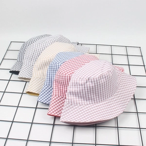 Classic checkered bucket hats for men and women in various colors for outdoor sun protection