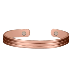 Minimalistisches 18K Roségold beschichtetes Magnetarmband für Gesundheit und Wellness