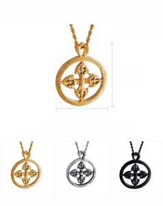 Tableau des tailles pour pendentif vajra punk avec dimensions en finitions or, acier et noir