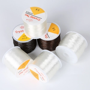 Elastic Beading Cord High Stretch Crystal String Plastic Resin For DIY Jewelry Bracelet Making Crafts