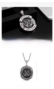 Detailed specs of stainless steel anchor pendant with 49x44mm dimensions and 36g weight