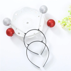 Glitter Foam Heart Star Ball Antenna Headband With Metal Spring For Kids Party Valentine's Day Costume Accessories