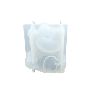 Translucent silicone Maneki Neko mold for resin casting and DIY handmade plaster crafts