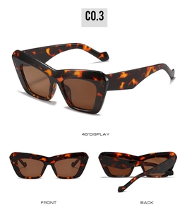 Macro view of vintage tortoiseshell cat-eye sunglasses with thick temples and dark lenses