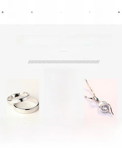 S925 silver jewelry cleaning kit showing rings and bracelets for tarnish removal
