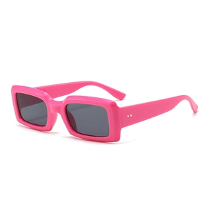 Rectangular Sunglasses PC Frame UV400 Protection Rivet Decor Retro Y2K Square Fashion For Women Men
