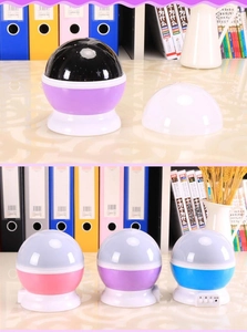 Starry sky projector with rotating LED dream light and color control buttons