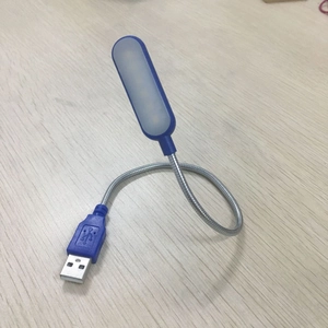 Portable USB LED Night Light Flexible Metal Gooseneck Reading Lamp Eye Protection For Laptop Power Bank