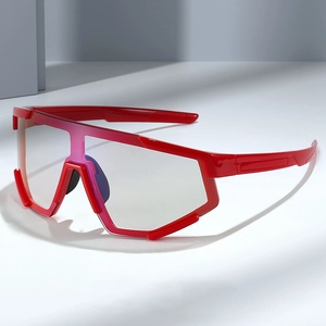 Photochromic Cycling Sunglasses PC Frame UV400 Protection Outdoor Sports Goggles Windproof Eyewear For Men Women