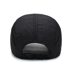 Men's breathable quick-dry outdoor hiking cap with mesh panels and adjustable back strap