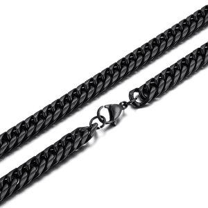 Bold 18K gold plated chunky cuban link chain for men with durable lobster clasp