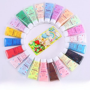 DIY phone case kit with 50ml imitation cream glue tubes and colorful 3D resin charms