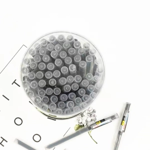 Bulk set of 2B resin pencil leads in small tubes stored in a large transparent jar
