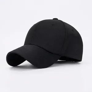 Fitted Baseball Cap Breathable Pinhole Mesh Elastic Full Closed Back Sporty Solid Color Polyester Spandex