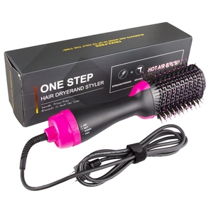 One Step multi-functional hot air brush hair dryer and styler for drying and straightening