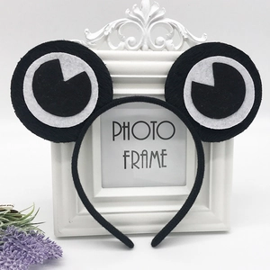 Cartoon frog headband with large eyes for kids costume party and stage performance