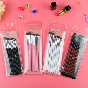 Kit de 5 pinceaux de maquillage professionnels pour les yeux en poils de poney