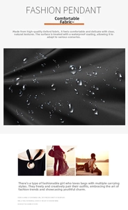 Detailed view of waterproof oxford fabric showing water droplets on the black backpack surface