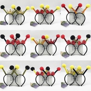 Detailed grid view of assorted ant feeler headbands and decorative insect hair hoops