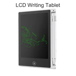 Mini 4.4 inch white LCD writing tablet with stylus and one-click erase for drawing