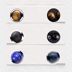 Comparison of premium tiger eye, matte onyx, and lapis lazuli beads with natural texture