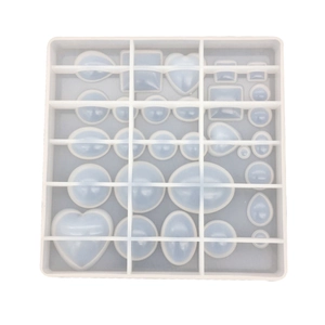 Transparente Silikonform mit verschiedenen Formen für DIY Schmuckherstellung