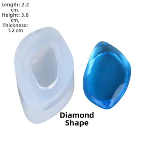 Details zur Tropfen-Silikonform (2,2x3,8x1,2cm) für DIY-Schmuckanhänger aus Epoxidharz
